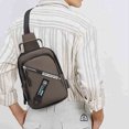 thumbnail image 6 of Tyidzon Sling Bag for Men Women, Crossbody Bag for Men Slim Chest Backpack Man Purse Small Shoulder Bag with Earphone Hole for Travel Hiking, 6 of 7