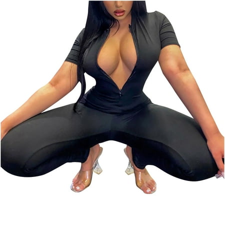 

Women s Solid color Long Sleeve Nightwear Jumpsuit Bodysuit Playsuit Romper Hot6s4486619