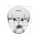 thumbnail image 3 of Orinal de acero inoxidable para personas mayores postradas en cama, inodoro de gran capacidad para uso doméstico y hospitalario, cubo portátil con tapa para adultos., 3 of 7
