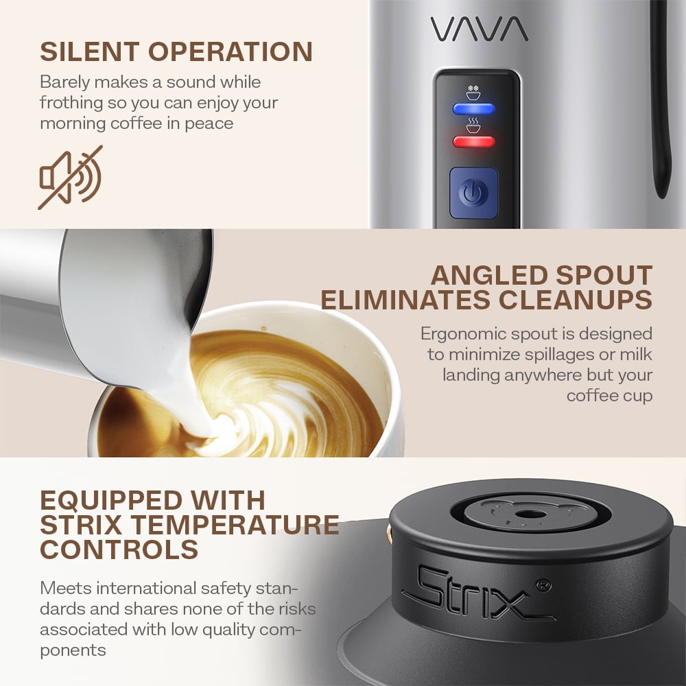 Milk Frother and Warmer[2020 Upgrade], Vava Electric