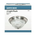 thumbnail image 4 of 60/6024-Nuvo Lighting-2 Light Flush Mount-13.25 Inches Wide by 5.5 Inches High-Brushed Nickel Finish, 4 of 4