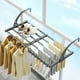 thumbnail image 4 of Tendedero Retráctil para Balcón | Percha Plegable para Ropa del Hogar | Barandilla para Ventana y Soporte para Zapatos | Diseño de Malla Portátil que Ahorra Espacio | 33x55cm Gris | 1 Pieza, 4 of 7