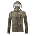 thumbnail image 6 of Dagegui Sun Shirts for Men Camouflage UV Protection Hoodie with Built-in Face Cover UPF 50+ Long Sleeve Hooded Tops Breathable Summer Fishing Tees 002 Camouflage S, 6 of 9