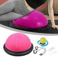 thumbnail image 6 of funtasica Balance Ball Balance Training Anti Slip Half Exercise Ball,with Resistance Bands and Pump,for Workout,Gymnastic Yoga Home Gym pink, 6 of 8