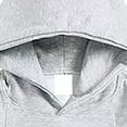 thumbnail image 3 of MHFRRA Sudadera con Capucha y Cremallera para Hombre, Estilo Urbano, Holgada, Informal, para Uso Diario y Comodidad Gris claro, 3 of 5