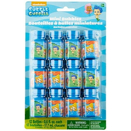  Bubble  Guppies  6oz Bubble  Favors  12 Pack Party  