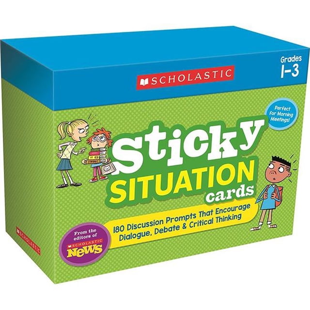 Scholastic Teaching Resources SC-716845 Sticky Situation Card, Multi Color