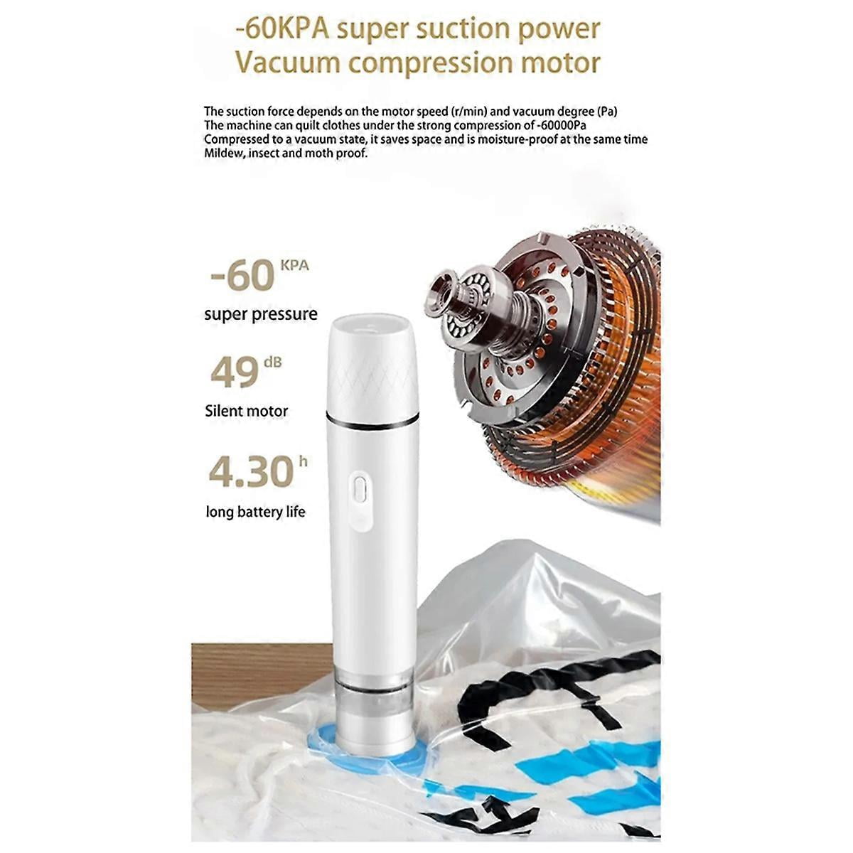 Mini Handheld Vacuum Sealer Machine Kitchen Vacuum Packer Machine Small Sealing Machine USB Electric Food Vacuum Sealer