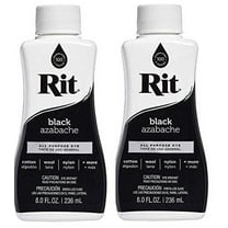 Rit All-Purpose Liquid Dye, 8 Ounce, Black - 2 Pack
