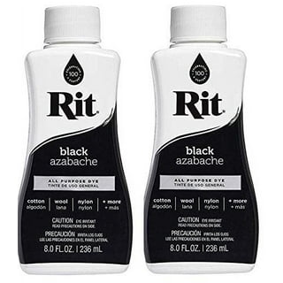  Rit Dye Liquid Black All-Purpose Dye (8oz) - Pixiss