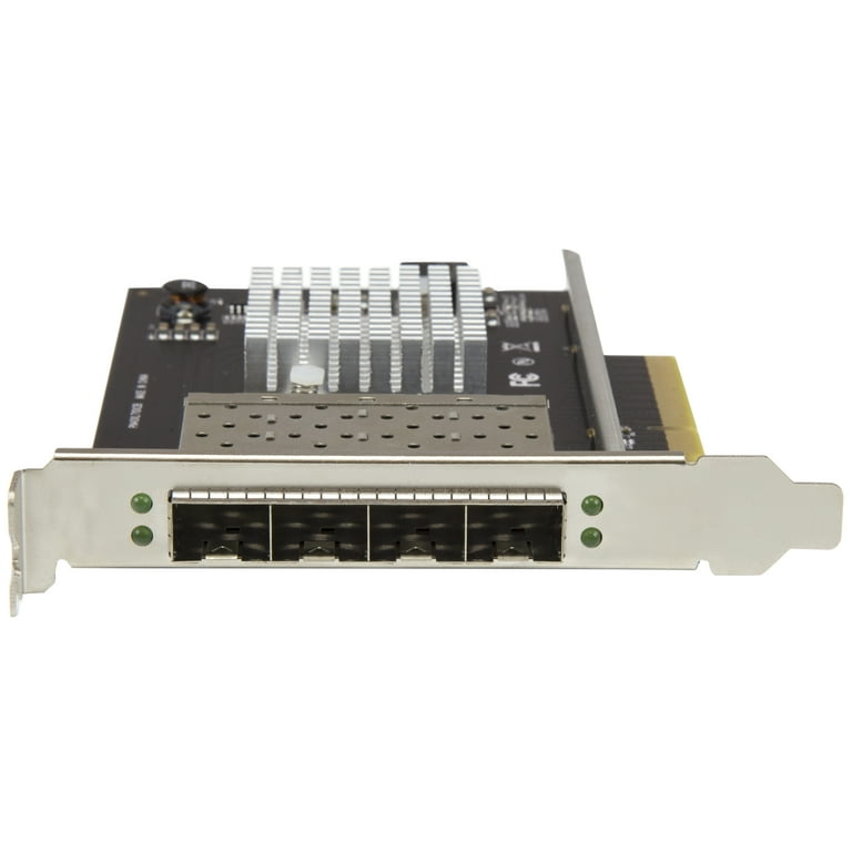 StarTech.com Quad Port 10G SFP+ Network Card - Intel XL710 Open SFP+  Converged Adapter - PCIe 10 Gigabit Ethernet Server NIC - 10GbE Fiber Optic  LAN