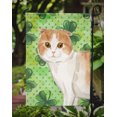 thumbnail image 3 of Carolines Treasures CK3068GF Scottish Fold Shamrock Garden Size Flag, 3 of 3