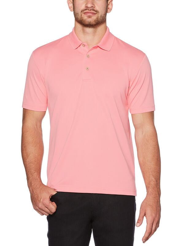 Cubavera Mens Essential Textured Performance Polo Shirt