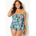 thumbnail image 3 of Swimsuits for All Flyaway Bandeau Tankini Set, 3 of 6