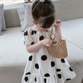 thumbnail image 3 of Flower Girl's Wedding Dress Short Sleeve Tulle Summer Vintage Dresses, 3 of 7
