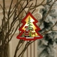 thumbnail image 1 of Hot6sl Ofertas Del Día Colgantes de Árbol de Navidad de Madera de Colores Luminosos Pequeños Colgantes Adorno de Árbol de Navidad, 1 of 1