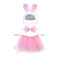 thumbnail image 1 of 3x disfraz de conejo y perro de Pascua, accesorios, disfraz encantador, disfraz elegante para cumpleaños, Halloween, vacaciones, accesorios para fotos Falda sombrero pajarita, 1 of 10