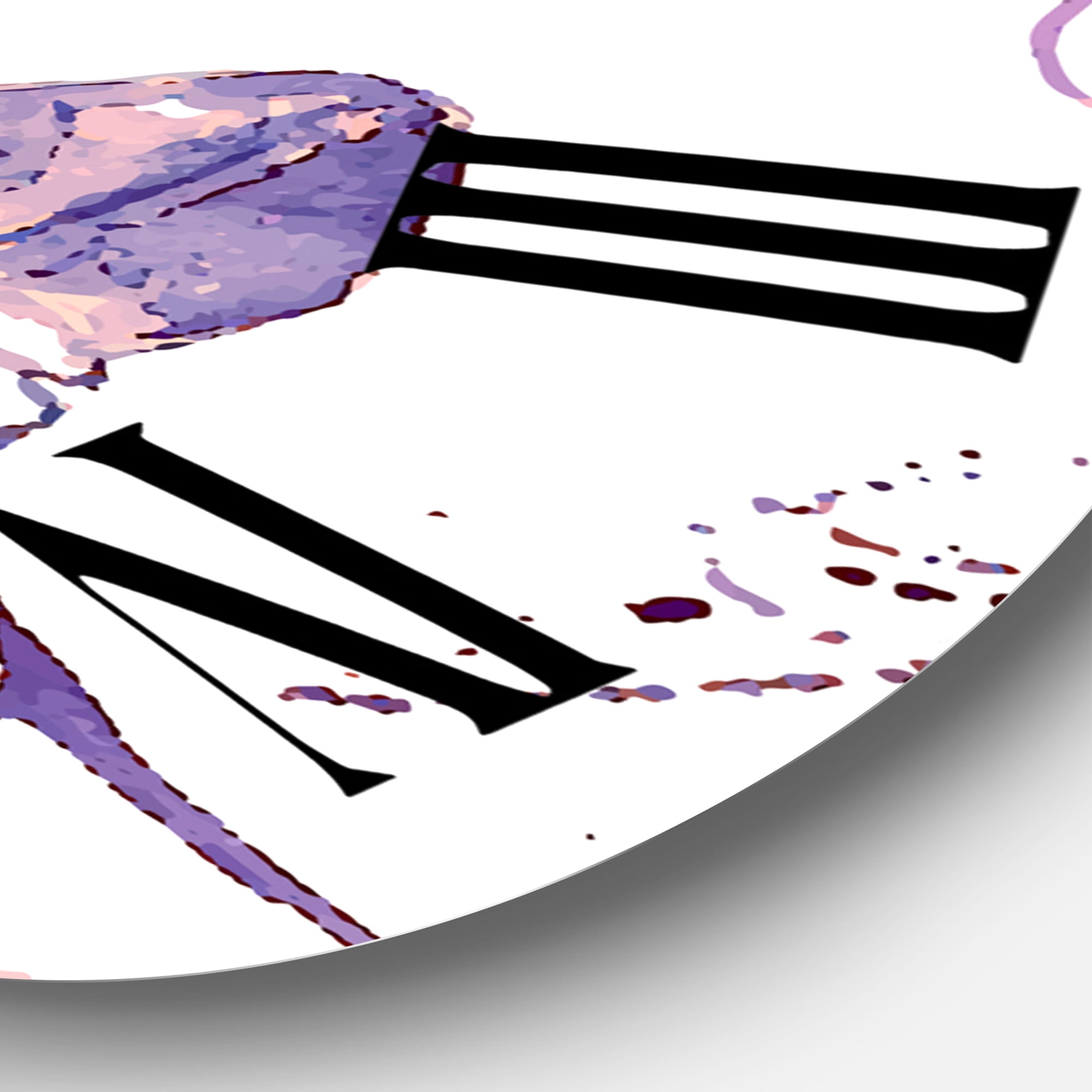 Designart 1 in Quartz Bohemian Wall Clock