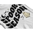 thumbnail image 4 of Spooky Season Halloween Shirt Cute Ghost Costume Unisex Men's T-shirt, M, H. Grey, 4 of 6