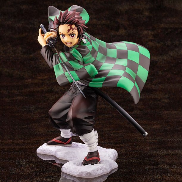 Figuras de acción de PVC de Kimetsu no Yaiba Kamado Tanjirou Agatsuma Zenitsu Kamado Nezuko Kochou Shinobu Gong Bohan LED