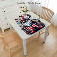 thumbnail image 2 of nygtbtfer Tablecloth , Patriotic Truck Watercolor Flag Table Cover for Party Dinner Decor, 2 of 7