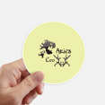 thumbnail image 1 of Lion Ram Pair Constellation Sticker Round Wall Suitcase Laptop Label Bumper, 1 of 1