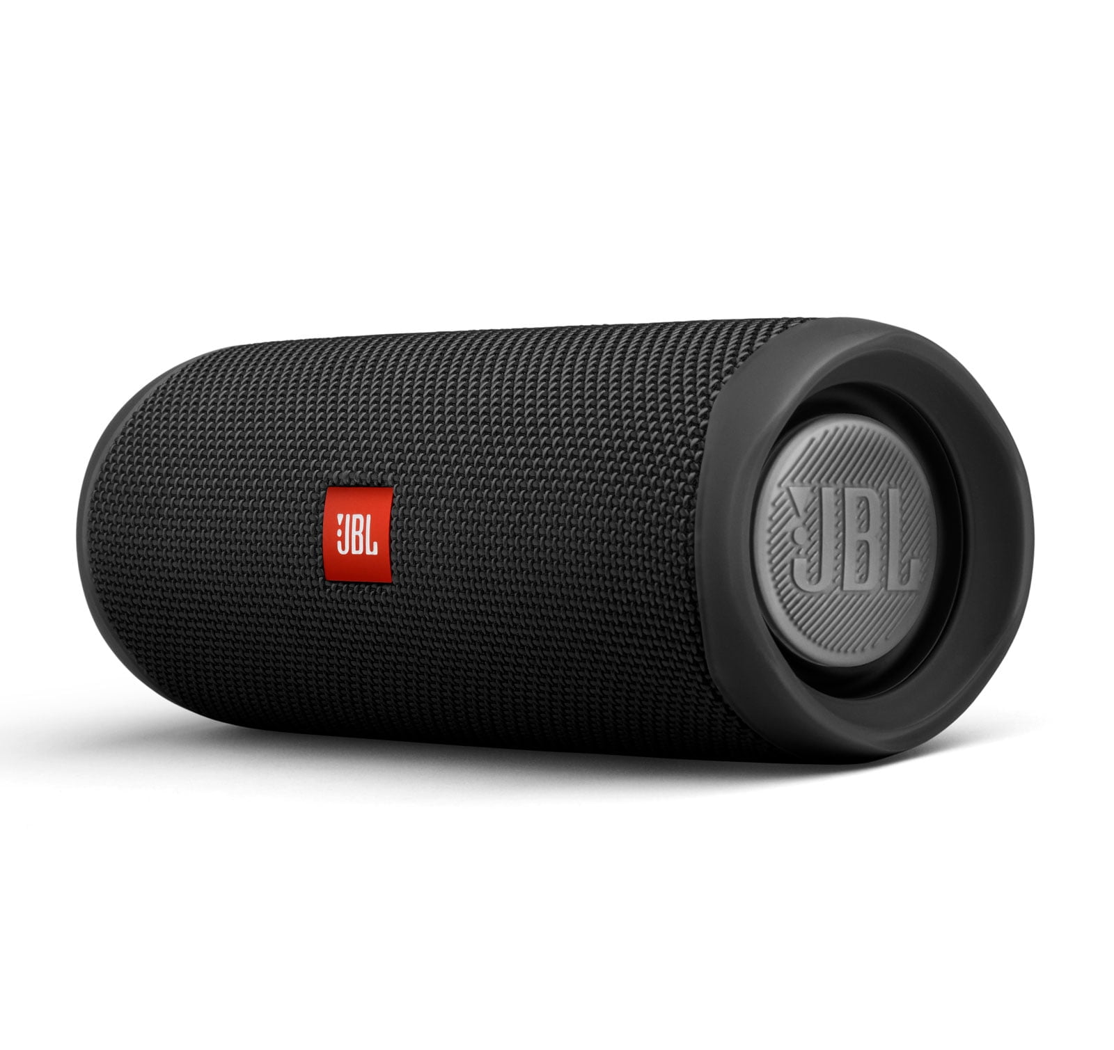 JBL Flip 5 Black Bluetooth Speaker w/divvi! Hardshell Case Bundle 
