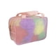 thumbnail image 1 of Bolsa de maquillaje, bolsa de cosméticos de viaje Visible para baño, organizador de drenaje hueco, organizador de artículos diversos para el Almacenamiento y organización del hogar Rosado Bewildely HA074821-03, 1 of 6
