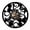 Without LED, variant on Large Numbers Wall Clock Contemporary Kitchen Wall Clock Made Out Of Real Vinyl Record Big Numbers Simple Abstract Clock Without LED