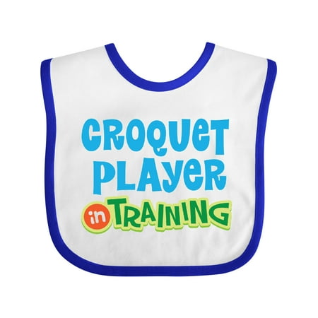 

Inktastic Croquet Player in Training Boys or Girls Baby Bib