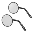 thumbnail image 3 of Motorcycle Rearview Mirror, Round Motorcycle Mirror Easy To Install Retro Anti-aging  For Scooter For Electric Vehicle For Sports Car For Motorcycle, 3 of 8