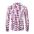 thumbnail image 4 of DecSea Polos à Manches Longues pour Hommes Mode Bloc de Couleur T-Shirts à Fermeture Éclair, 4 of 5