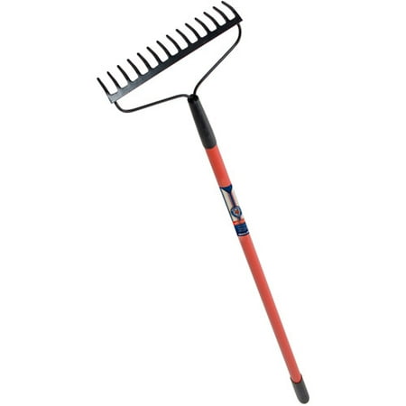 True Temper 1849900 True American Fiberglass Handle Bow Rake