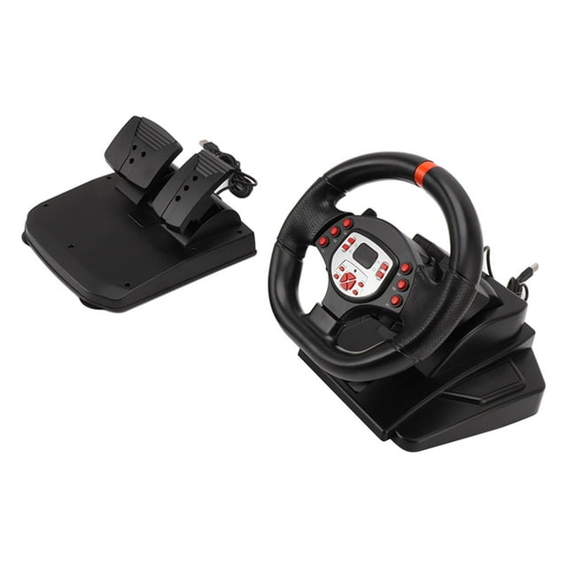 Volante de juego, volante de carreras para juegos, volante de carreras para juegos, volante para PC, muy recomendable