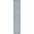 thumbnail image 2 of Nourison Aloha Indoor/Outdoor Blue/Grey 2'3" x 12' Area Rug, (2x12), 2 of 8