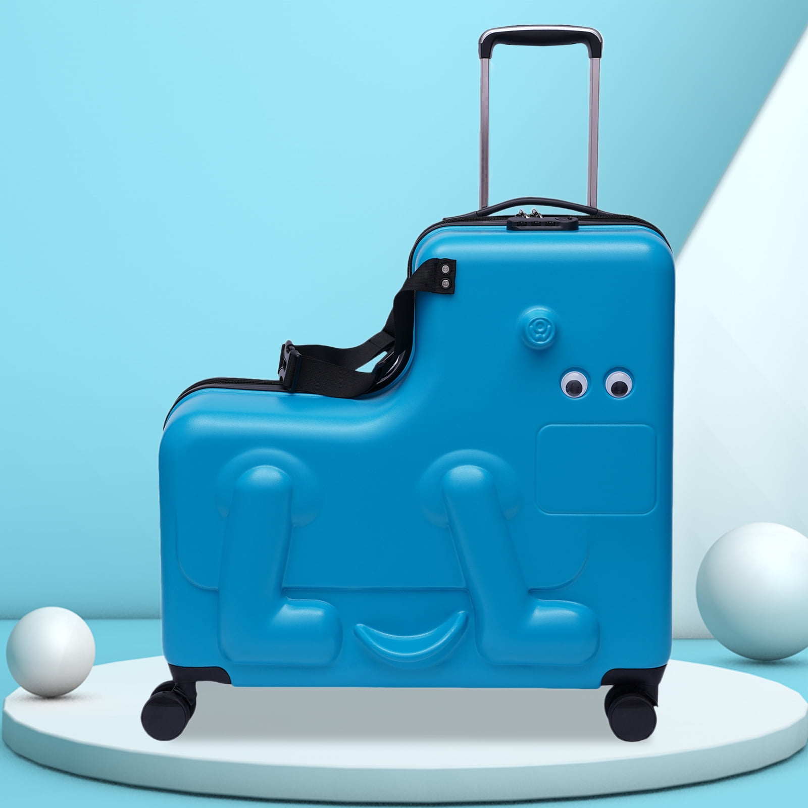 OUKANING 24" Portable Kid's Luggage with Combination Lock Travel