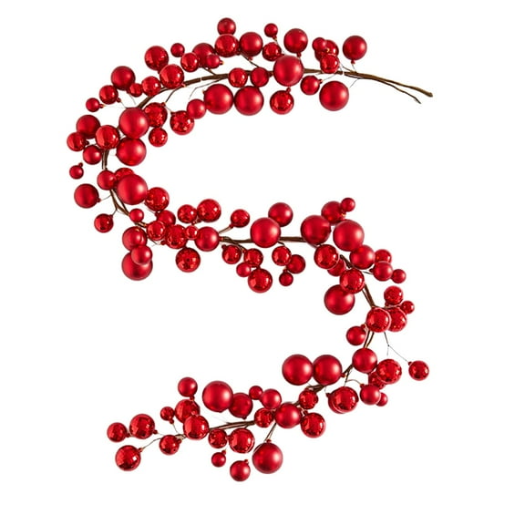 Christmas Door And Window Decoration Ball String - Garland Christmas Christmas Garland Christmas Garland Ornaments 6 Ft Christmas Garland Ornaments For Indoor Outdoor Home Decoration