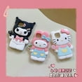 thumbnail image 3 of 3D Kawaii Dark Kuromi Kitty Family Cartoon Silicon Soft Phone Case for iPhone 16 15 Plus 14 Pro Max 13 Pro 12 11 X XS XR 15 Pro, 3 of 9