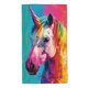 thumbnail image 1 of Balery Watercolor White Horse Toalla de Microfibra Premium con Estampado – 27.5x16 pulgadas, Alta Absorción, Suave y Aterciopelada, Secado Rápido, 1 of 6