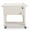 White, variant on 80QT Rolling Cooler Cart with Lockable Wheels, Portable Beverage Bar, Stand-Up Cooler Trolley with Open Shelf and Drainage Cap for Outdoor Activity - Includes Bottle Opener & Bottle Cap Catcher, White