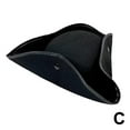thumbnail image 2 of TRICORN HAT PARTY CARIBBEAN PIRATE ADULTS FANCY DRESS New U7, 2 of 6