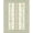Green Pink Cream, Pattern 15, variant on ODIKA 8'x10' Washable Area Rug Grey Botanical Vintage Border Leafy Branches Sage Greenish Woodland for Living Room, Under Sectional, Family , Durable, Non-Slip