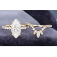 thumbnail image 2 of Jewelerix Marquise Cut Ring 3 CT Moissanite Diamond Engagement Ring Royal Handmade Jewelry Anniversary Promise Ring Gift for Her, 2 of 5