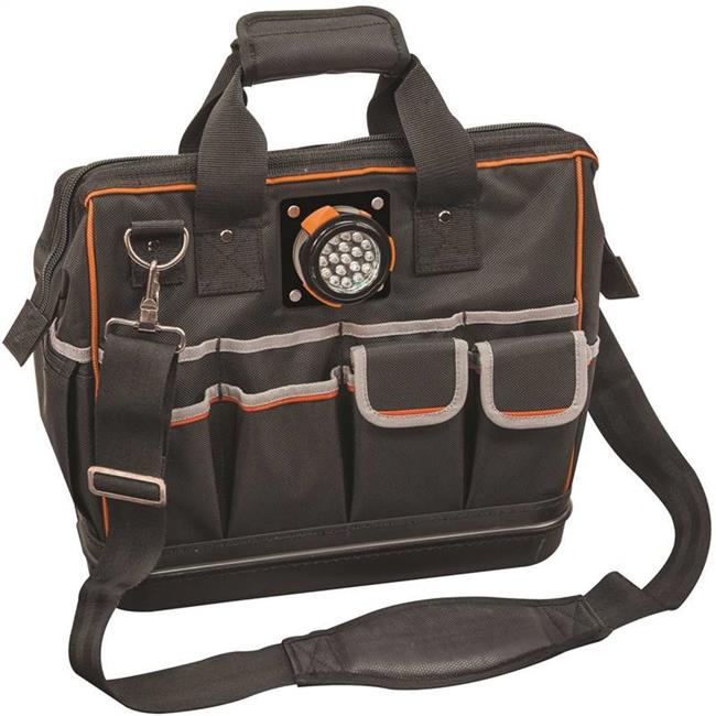 Tradesman Pro Organizer Lighted Tool Bag, 31 Pocket