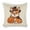 Corgi Witch Pumpkin 1, variant on Cartoon Pumpkin with Headphones on Orange Background Linen toss pillowcase decoration pillowcase gifting preferred 18x18 inch cushion cover sofa pillowcase sofa bedroom living room car