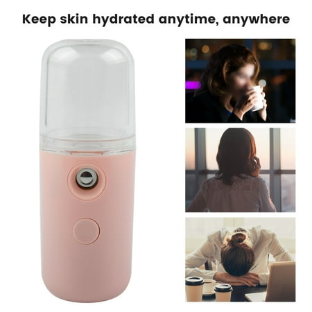 

GLFSIL 30ml Small Wireless Nano Face Sprayer Cool Mist Maker Fogger Humidifier