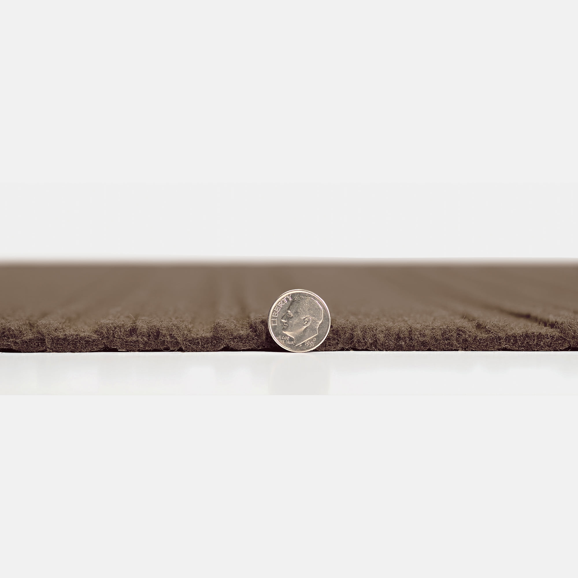 Foss Floors Shuffle Espresso 24" x 24" Peel and Stick Carpet Tile 15 Pieces