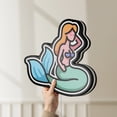 thumbnail image 6 of Mermaid 3D Novelty Light Box, Cute Ocean Fantasy Decor, Magical Sea Creature Room Light (Height 20 inch, 50cm), 6 of 9