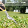 thumbnail image 4 of Hand Weeder Weeding Tool, Garden Hand Tools with Hole, Ergonomic Handle(Yellow), 4 of 7