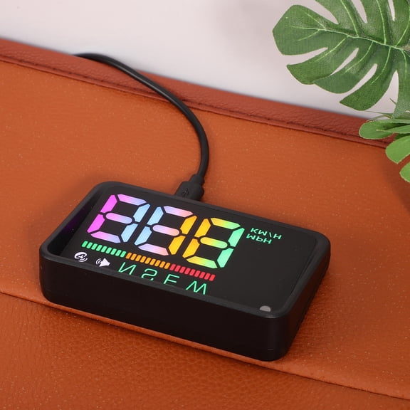 Raindrops car dashboard display Car Display Black 1Pcs Real Time Display